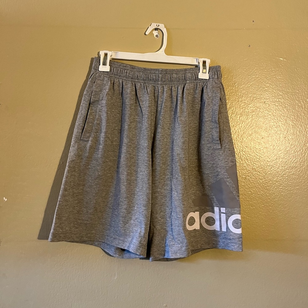 Grey Adidas Cotton Shorts